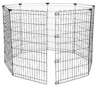 Amazon Basics, Box per esercizi per cani e animali domestici, pieghevole, in metallo, senza porta, 107 cm