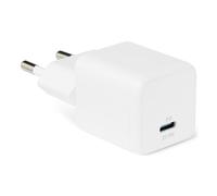 Amazon Basics Caricabatterie da Parete Nano GaN USB-C con Ricarica Rapida, 20W a 1 Porta PD 3.1 per Tablet e Smartphone, Bianco