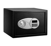 Amazon Basics Cassaforte in Serratura con tastiera digitale, 14 litri, 35 x 25 x 25 cm (larghezza x profondità x altezza), per custodire denaro, contanti, gioielli, documenti, Nero