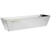 Amazon Basics Cassoncino per malta in Rettangolare acciaio inox 35.56 cm Argento