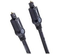 Amazon Basics Cavo audio ottico digitale Toslink, 1.83 m, Nero