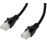Amazon Basics Cavo di rete patch Ethernet di Cat6 con connettori RJ45, 7.6 m (confezione da 10), Nero