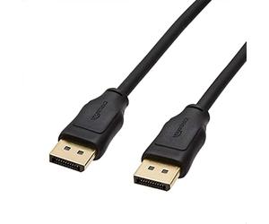 Amazon Basics Cavo Display Port/Display Port, 1.8 m, Nero