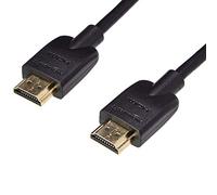 Amazon Basics cavo HDMI, flessibile, 0.3 m, Nero