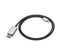 Amazon Basics - Cavo Unidirezionale in Alluminio da USB-C (Sorgente) a DisplayPort (Display), 0,9m