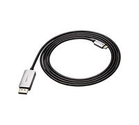 Amazon Basics - Cavo Unidirezionale in Alluminio da USB-C (Sorgente) a DisplayPort (Display), 1,8m