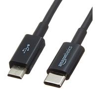 Amazon Basics Cavo USB-C a Micro USB 2.0, 0.9 m, colore nero, per Tablet