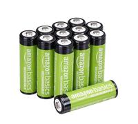Amazon Basics confezione da 12 batterie AA NiMH Performance ricaricabili, 2000 mAh, 1,2 V, ricaricabili fino a 1000 volte, precaricate
