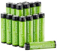 Amazon Basics confezione da 16 batterie AAA NiMH Performance ricaricabili, 800 mAh, 1,2 V, ricaricabili fino a 1000 volte, precaricate