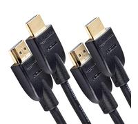 Amazon Basics Confezione da 2 cavi HDMI 4K da 1.8 m alta velocità con Ethernet