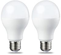 Amazon Basics Confezione da 2 lampadine a LED, con attacco Edison E27, piccole, da 13 W (equivalenti a 100 W), Bianco Freddo, non dimmerabili