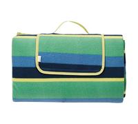 Amazon Basics Coperta da Ufficio picnic con retro impermeabile, 200 x 200 cm, Stripes Design