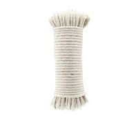 Amazon Basics Corda intrecciata di cotone, multiuso, filo per stendere il bucato, 4,5 mm x 15 m, colore: avorio