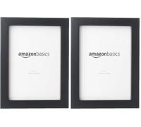 Amazon Basics Cornice per foto - 13 x 18 cm, Rettangolare, Nero, Confezione da 10