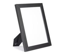 Amazon Basics - Cornice Rettangolare in Legno per Documenti/Foto, 28cm x 21,6cm, Nero