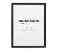 Amazon Basics - Cornice Rettangolare in Legno per Poster/Foto, 46cm x 61cm, Nero