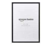Amazon Basics - Cornice Rettangolare in Legno per Poster/Foto, 61cm x 91cm, Nero