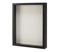 Amazon Basics - Cornice Rettangolare in Legno Stile Shadow Box/per Foto, 28cm x 35,5cm, Nero