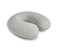 Amazon Basics Cuscino per il collo, in memory foam, 1 unità, Semicircolare, Grigio