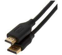 Amazon Basics DisplayPort to HDMI Display Cable, Uni-Directional, 4k@30Hz, 1920x1200, 1080p, Gold-Plated Computer Monitor Projector Plugs, 6 foot - Pack of 10, Black