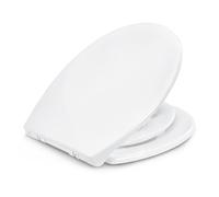 Amazon Basics Family Toilet Seat, White