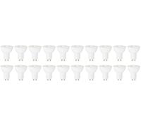 Amazon Basics Faretto a LED GU10 da 3 W (equivalenti a 35 W), bianco caldo, Non Dimmerabile (confezione da 20 pezzi)