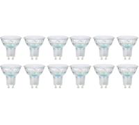 Amazon Basics Faretto LED professionale GU10, 3,7 W (equivalente a 35W), bianco caldo, dimmerabile, (confezione da 12