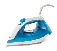 Amazon Basics Ferro da Stiro a Vapore con Piastra Antiaderente, 1800 W, Vapore Continuo 20g, Serbatoio da 200mL, Colore Blu