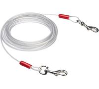 Amazon Basics Guinzaglio da cortile per cani fino a 41 kg, 7,62 m, Bianco
