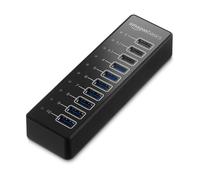 Amazon Basics Hub USB A 3.1 con alimentatore 65 W (20 V/3,25 A) Hub a 10 porte