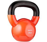 Amazon Basics - Kettlebell in vinile, 20 Libbre (9,1 kg), arancione