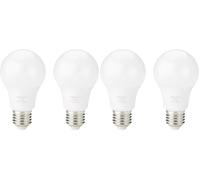 Amazon Basics Lampadina Edison a LED E27 con attacco a vite, 8 W (equivalenti a 60 W) bianco freddo, Non Dimmerabile (confezione da 4 pezzi)