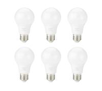 Amazon Basics Lampadina Edison a LED E27 con attacco a vite, 8 W (equivalenti a 60 W) bianco freddo, Non Dimmerabile (confezione da 6 pezzi)