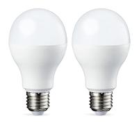 Amazon Basics Lampadina LED E27, 14W (equivalenti a 100W), Luce Bianca Calda, Dimmerabile - 2 Unità (Confezione da 1)
