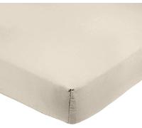Amazon Basics Lenzuolo con angoli Piazza e Mezzo, 135 x 190 x 30 cm, in 100% Microfibra con altezza da 30cm, Beige