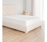Amazon Basics Lenzuolo con angoli Piazza e Mezzo, 135 x 190 x 30 cm, in 100% Microfibra con altezza da 30cm, Bianco