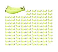 Amazon Basics. Manicotti Protettivi per le Braccia. Antitaglio. Lunghezza 45.7 centimeters. con Foro per Pollice. Colore Giallo. 100 Paia