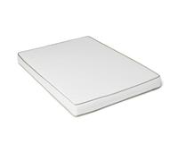 Amazon Basics - Materasso in schiuma fredda H2 e H3, fodera rimovibile e lavabile, altezza 18cm, dimensioni 90cm x 200cm