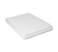 Amazon Basics - Materasso in schiuma fredda H2 e H3, fodera rimovibile e lavabile, altezza 18cm, dimensioni 80cm x 200cm