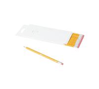 Amazon Basics - Matite HB in Grafite con Corpo in Legno, Già Temperate, con Gomma Senza Sbavature,Confezione da 12