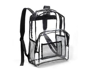 Amazon Basics Mochila Clásica de Diario Escolar, Transparente