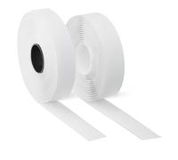 Amazon Basics - Nastro a Strappo (Velcro), con Adesivo sul Retro, 3m x 1,9cm, Bianco