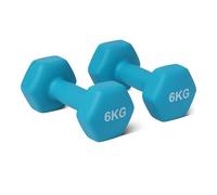 Amazon Basics Neoprene Dumbbell Weights Set, Pair of 6 kg