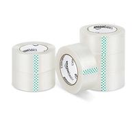 Amazon Basics Packing Tape, Designed for Moving, Storage and Packing, Shipping and Mailing, 1.88-Inch Wide x 109 Yards, Clear, 6-Pack