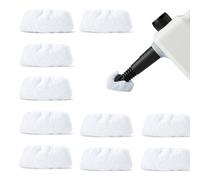 Amazon Basics Panni universali in microfibra per pulitore a vapore, panni di ricambio, lavabili, confezione da 10