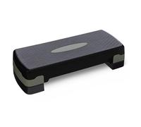 Amazon Basics Pedana Step per Aerobica, Stepper Regolabile per Allenamento a Casa, 68.58cm, Nero/Grigio