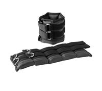 Amazon Basics, pesi regolabili per caviglia e polso per donne e uomini, 2,5 kg ciascuno, set di 2