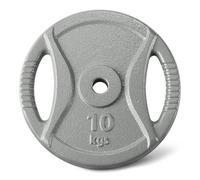 Amazon Basics, Peso a disco da 10 kg con foro da 2,54 cm, 1 pezzo, Grigio antracite