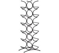 Amazon Basics Portabottiglie di vino per 12 bottiglie nero 24.9 x 16 x 67.8 cm