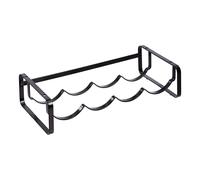 Amazon Basics Portabottiglie impilabile da tavolo, 1 unità, Large, Nero